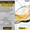 Set 10x Tapet Marmura Premium 3D Teno1808, suprafata acoperire 1.8 mp, autoadeziv, waterproof, usor de montat, design modern, 30x60 cm, model 53, alb/auriu