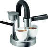 Espressor Teno2198, moka, universal, pentru aragaz, plita electrica/ceramica/cu inductie, otel inoxidabil, duza de siguranta, otel inoxidabil, gri