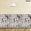 Set Tapet Panou 3D Teno98, Model Marmura, suprafata acoperire 4.9 mp, autoadeziv, waterproof, usor de montat, design modern, 70x70 cm, gri