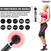 Aparat de Masaj Teno1093, 10 Frecvente de Vibratii, waterproof, alimentare USB, portabil, elimina durerile musculare, negru