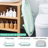 Cadita cu Pernuta pentru Bebelusi Teno291, termometru digital incorporat, pliabila, dop de scurgere, picioare anti-alunecare, design ergonomic, 75 x 45 x 22 cm, verde