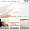 Set Tapet Caramida 3D Teno51, suprafata acoperire 5.3 mp, autoadeziv, waterproof, usor de montat, design modern, 70x77 cm, alb