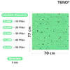 Set Tapet Caramida 3D Teno72, model Stelute, suprafata acoperire 5.3 mp, autoadeziv, waterproof, usor de montat, design modern, 70x77 cm, verde