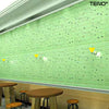 Set Tapet Caramida 3D Teno72, model Stelute, suprafata acoperire 5.3 mp, autoadeziv, waterproof, usor de montat, design modern, 70x77 cm, verde