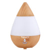Difuzor Aromaterapie Teno214, 7 culori LED, lumini dinamice, buton on/off, capacitate 235ml, silentios, umidifica aerul, stejar deschis