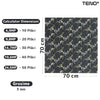 Set Tapet Panou 3D Teno95, Model Marmura, suprafata acoperire 4.9 mp, autoadeziv, waterproof, usor de montat, design modern, 70x70 cm, negru