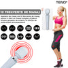 Aparat de Masaj Teno1095, 10 Frecvente de Vibratii, waterproof, alimentare USB, portabil, elimina durerile musculare, alb