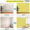 Set Tapet Caramida 3D Teno55, suprafata acoperire 5.3 mp, autoadeziv, waterproof, usor de montat, design modern, 70x77 cm, galben